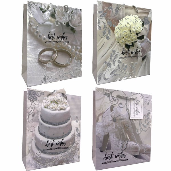 Gift Bag Glitter Wedding