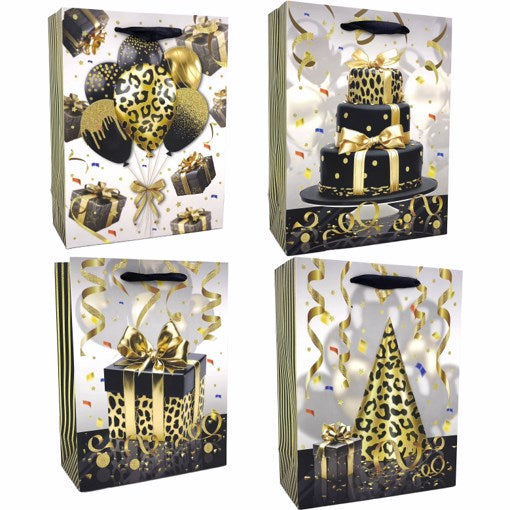 Gift Bag Foil Happy BirthdayGIF054