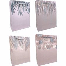 Gift Bag Glitter Leafs