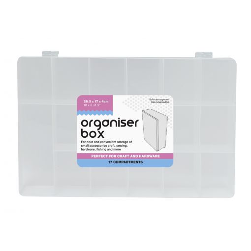 Organiser Box Plastic 17-Section