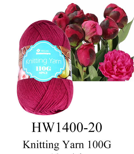 Yarn Rose red
