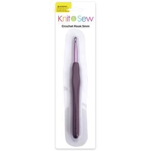 K&S Crochet Hook Purple 14cm 5mm