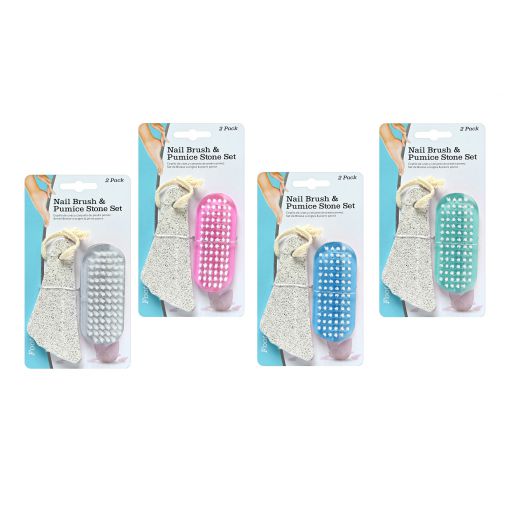 Pumice Stone & Nail Brush Set