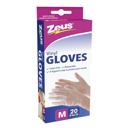 Gloves Disposable Med 20pk