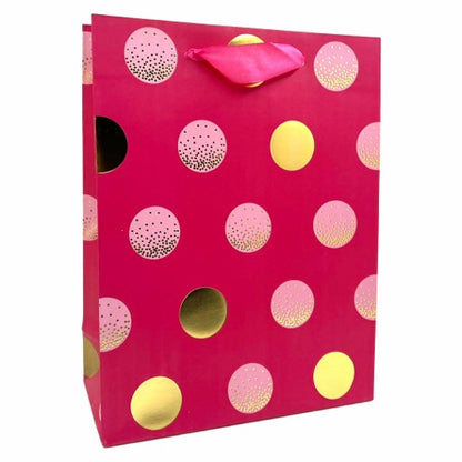 Gift Bag Foil Dots