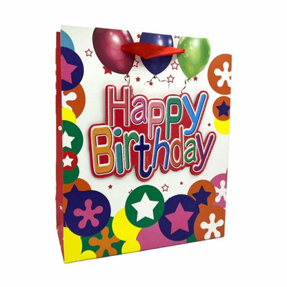 Gift Bag Glitter Birthday