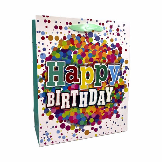 Gift Bag Glitter Birthday