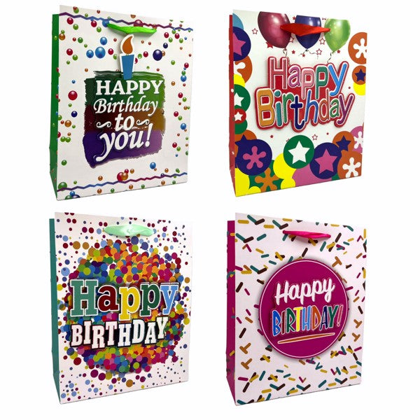 Gift Bag Glitter Birthday