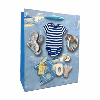 Gift Bag 3D Glitter Baby
