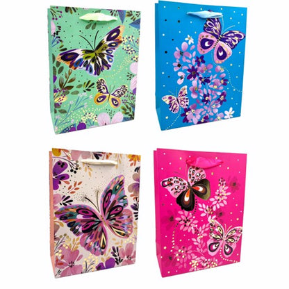 Gift Bag Foil Butterfly