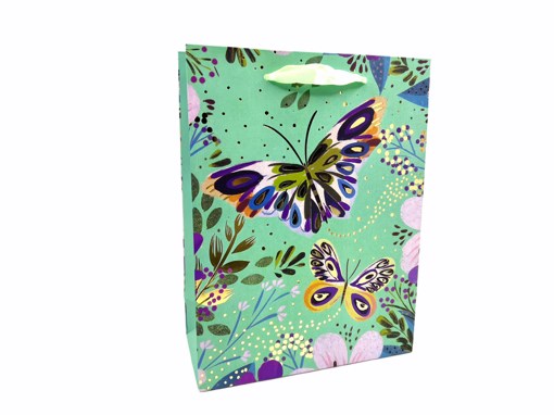 Gift Bag Foil Butterfly