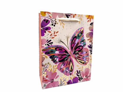 Gift Bag Foil Butterfly