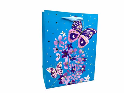 Gift Bag Foil Butterfly