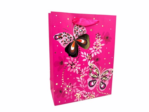Gift Bag Foil Butterfly
