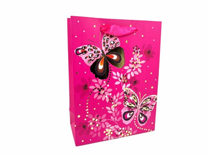 Gift Bag Foil Butterfly