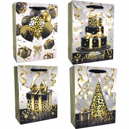 Gift Bag Foil Happy BirthdayGIF054