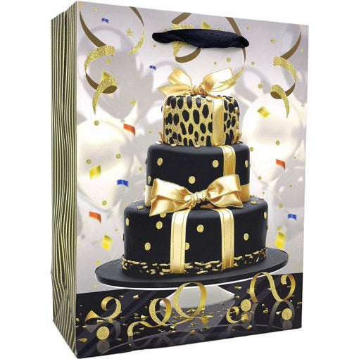 Gift Bag Foil Happy BirthdayGIF054