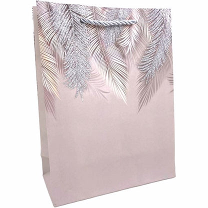 Gift Bag Glitter Leafs