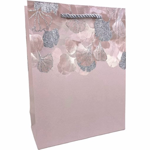 Gift Bag Glitter Leafs