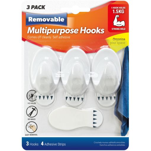 Oval Removable Hooks