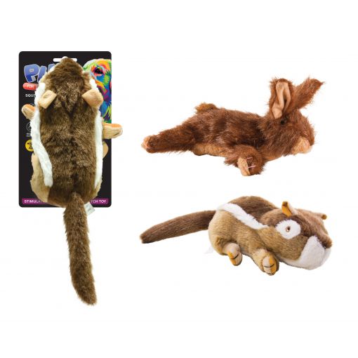 PET TOY SQUEAKY RABBIT/CHIPMUNK
