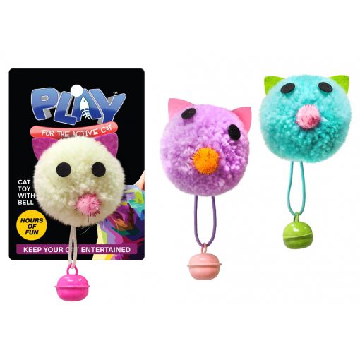Plush Cat Toy W/ Bell