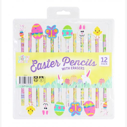 Easter Pencils with Erasers